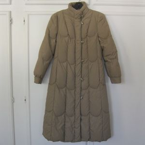 Vintage Lord & Taylor goose down coat, gray, Sz XS